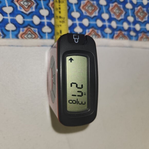 Chicos Womens 1 Blue Patterned Short Sleeve Pullover V-Neck Top 2439 - Picture 6 of 7